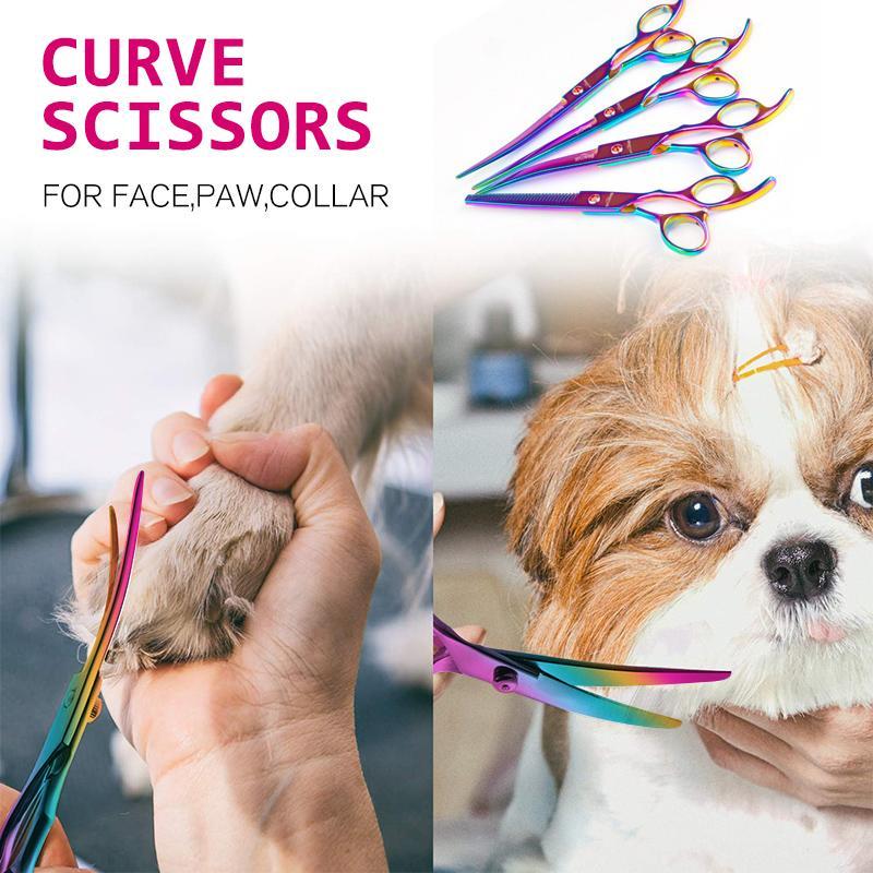 Professional Dog Grooming Scissors Set