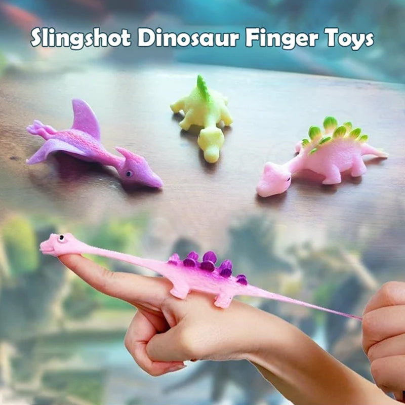Slingshot Dinosaur Toys (10PCS, Random Color)
