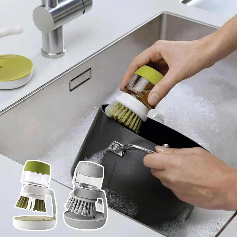 Soap Dispensing Cleaning Brush