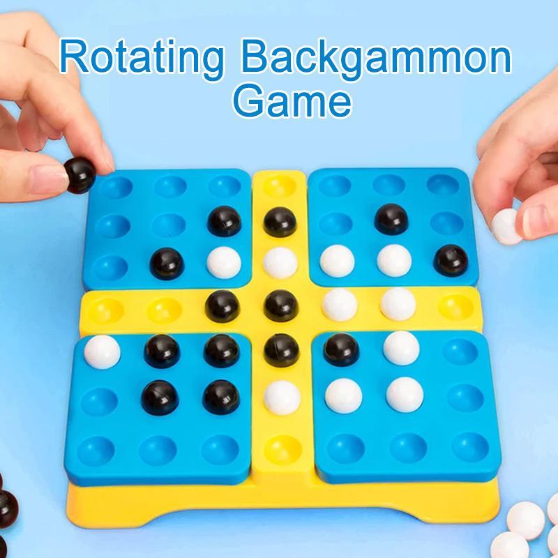 Rotating Backgammon Game