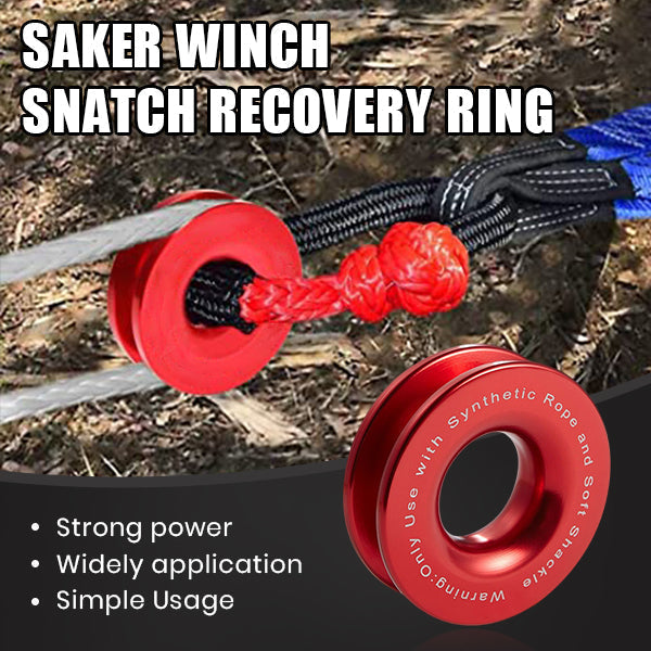 Winch Snatch Recovery Ring