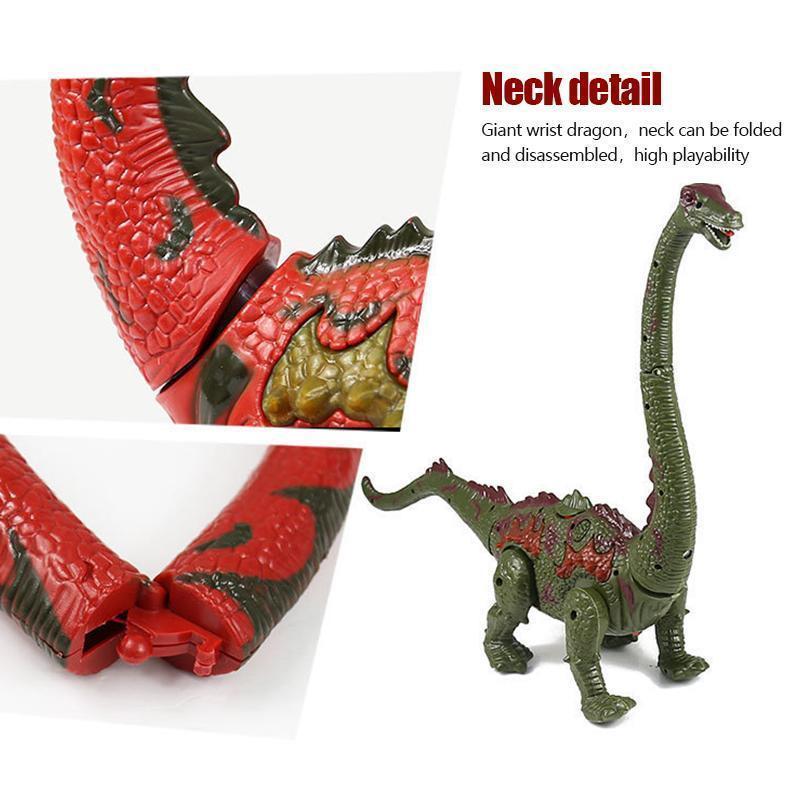 Walking Brachiosaurus Toy with LED Projector