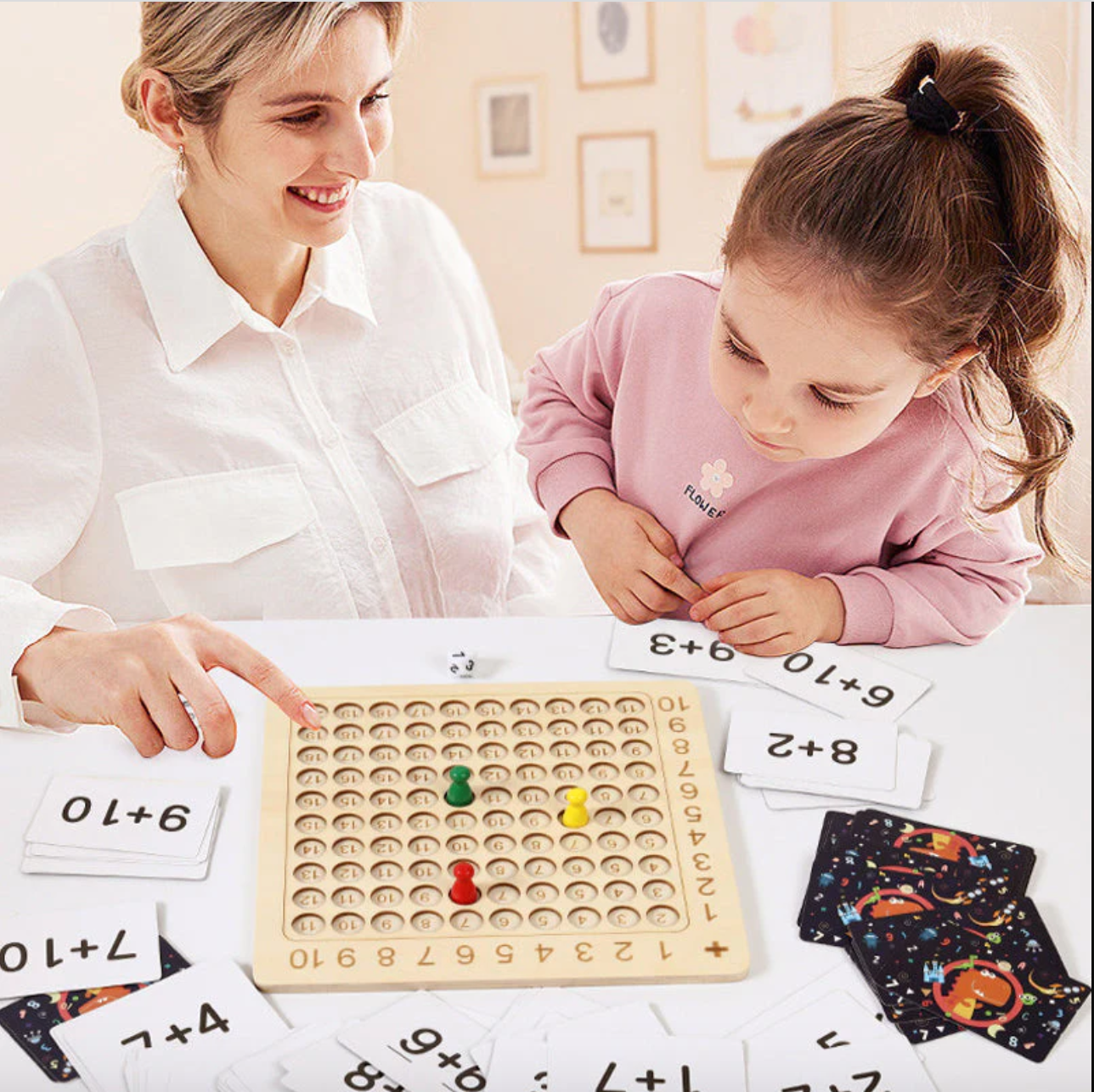 Montessori Wooden Multiplication Board Game