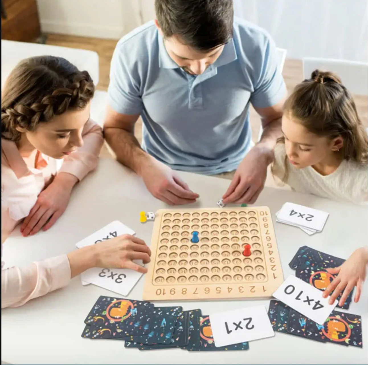 Montessori Wooden Multiplication Board Game