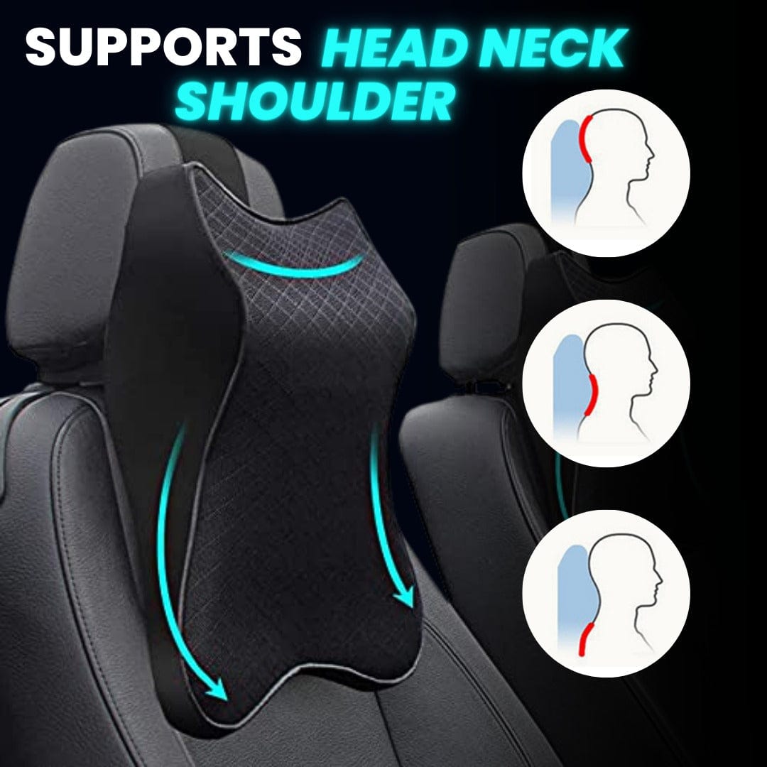 EZDrive Ergonomic Neck Pillow - Fits All Car Makes and Models