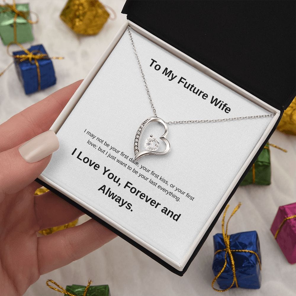 To My Future Wife... Forever and Always - Forever Love Necklace & Earring Set