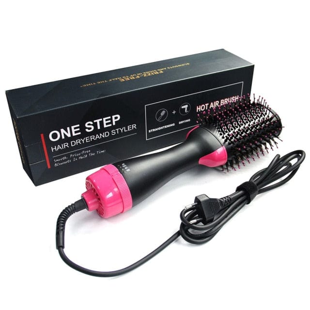5In1 Hair Dryer Comb Hair Curling Straightening Hair