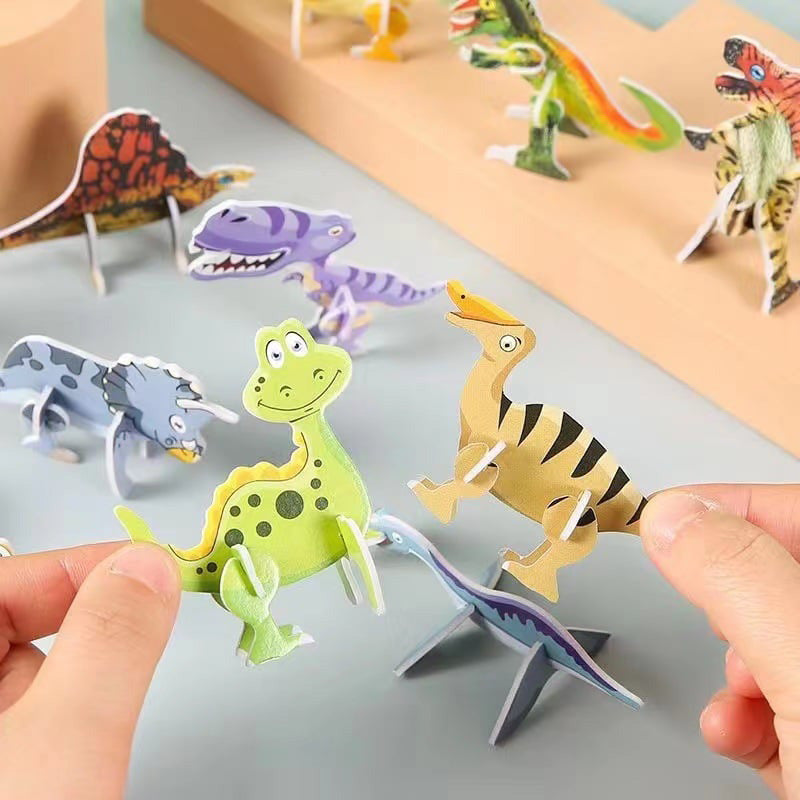 Pädagogisches 3D-Puzzlespielzeug für Kinder (10 Stück)