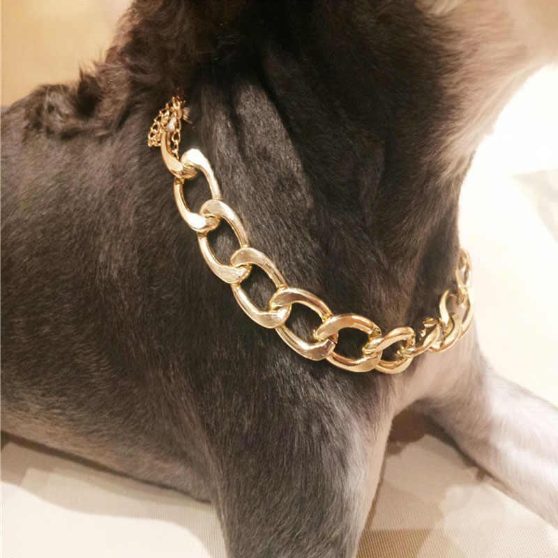 Dickes Goldketten-Sicherheitshalsband für Haustiere
